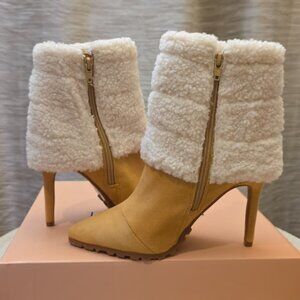 Thalia Sodi Rylie Womens Pointed Toe Ankle Boots CAMEL MC